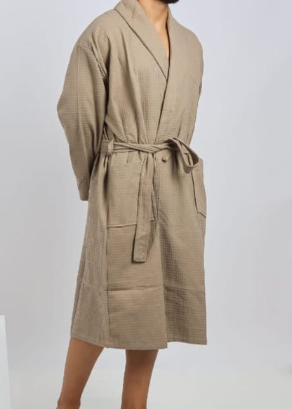 Peignoir Nid d'abeille 100%coton