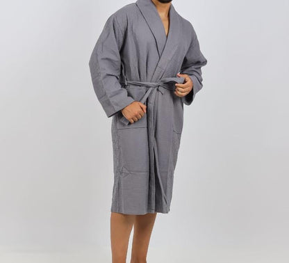 Peignoir Nid d'abeille 100%coton