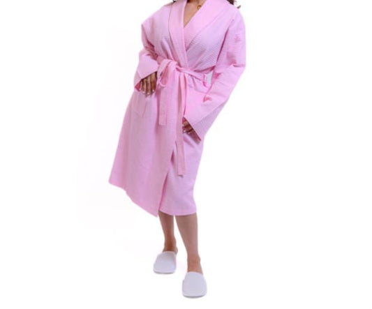 Peignoir Nid d'abeille 100%coton