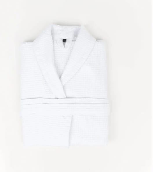 Peignoir Nid d'abeille 100%coton