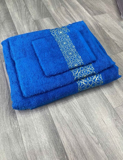 Ensemble de trois serviettes de bain