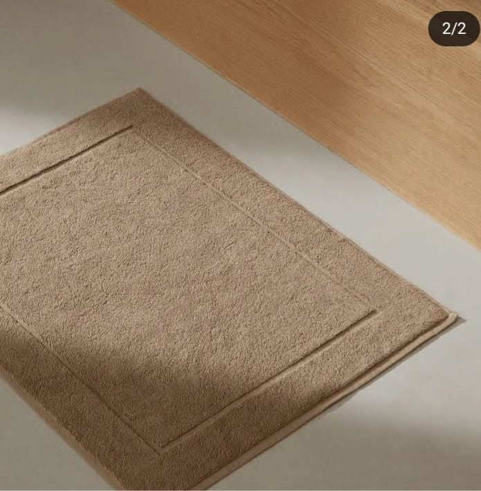 Tapis de bain éponge – NOIR 700g