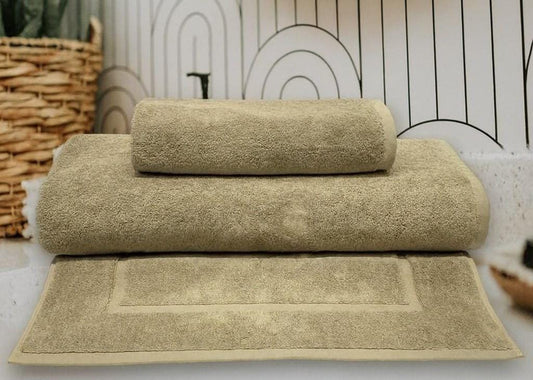 Pack salle de Bain bige top100%coton 500g/m