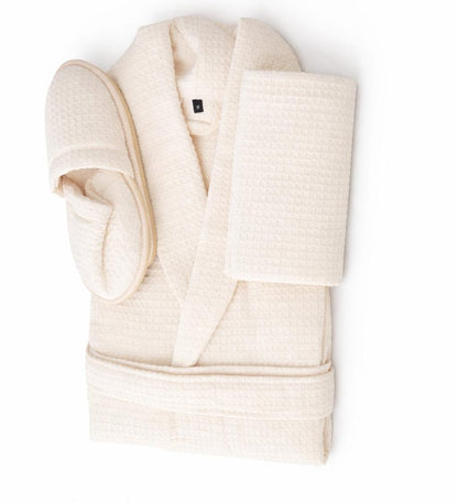 Pack Peignoir Nid d'abeille 100%coton
