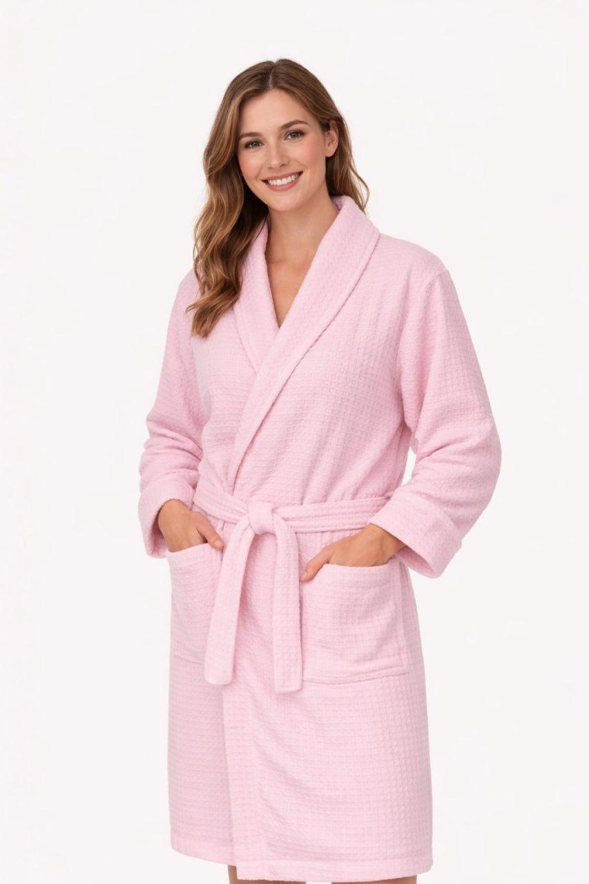 Peignoir Nid d'abeille 100%coton