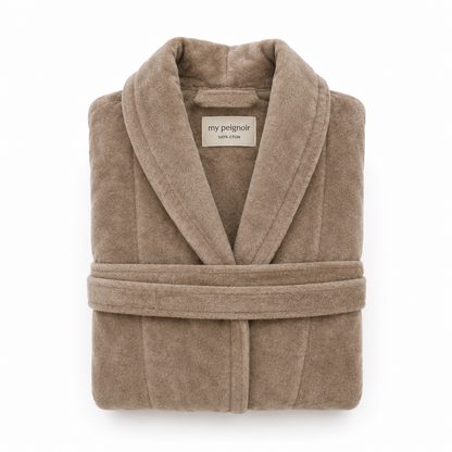 Peignoir en velours 450g/,m 100%coton