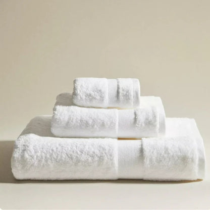 Pack serviette de bain vlor 3 pièces 100% coton