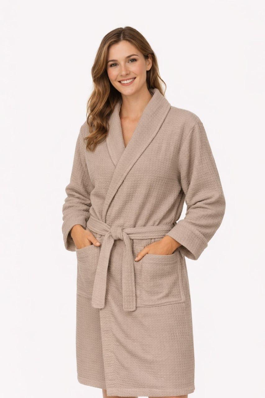 Peignoir Nid d'abeille 100%coton