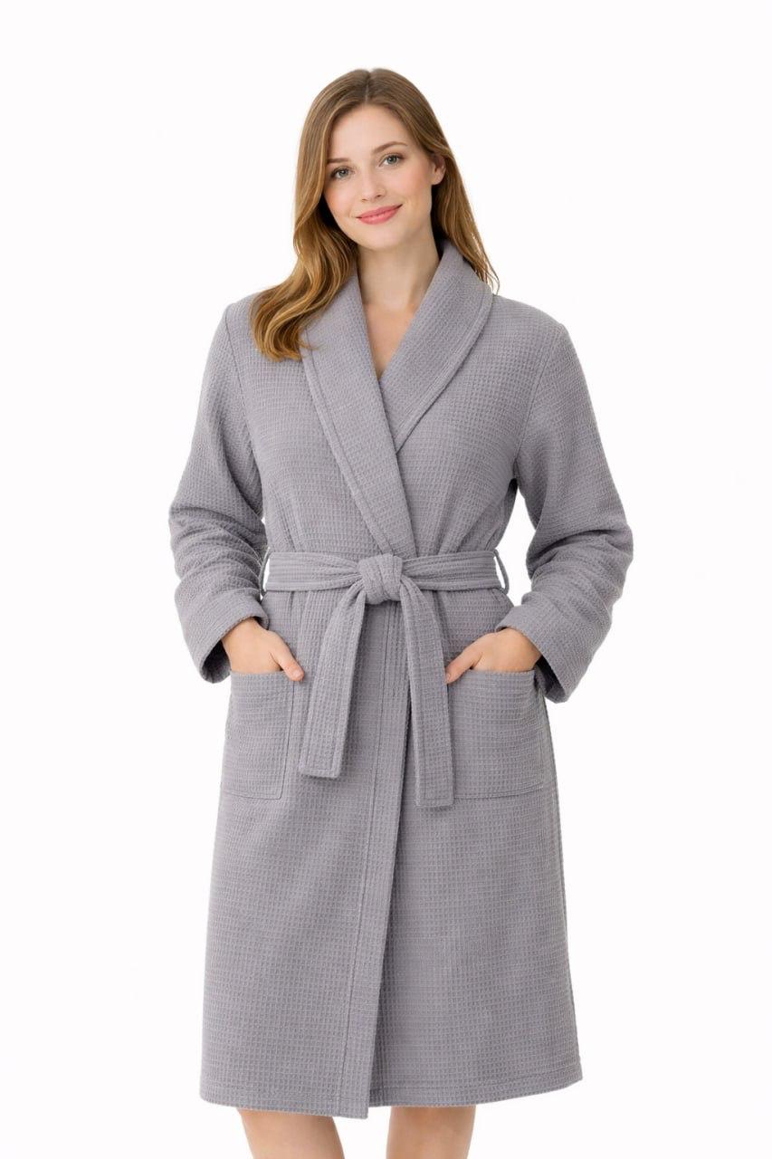 Peignoir Nid d'abeille 100%coton