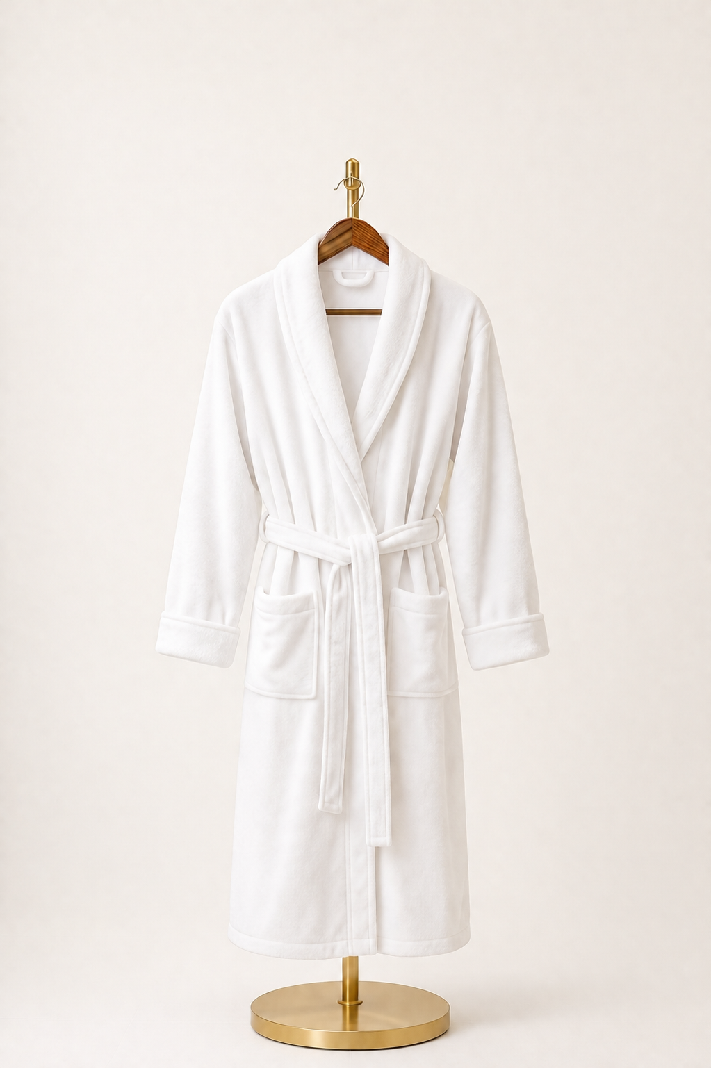 Peignoir en velours 450g/,m 100%coton