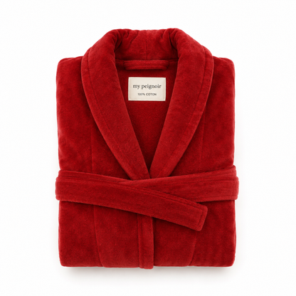 Peignoir en velours 450g/,m 100%coton