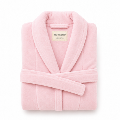 Peignoir en velours 450g/,m 100%coton