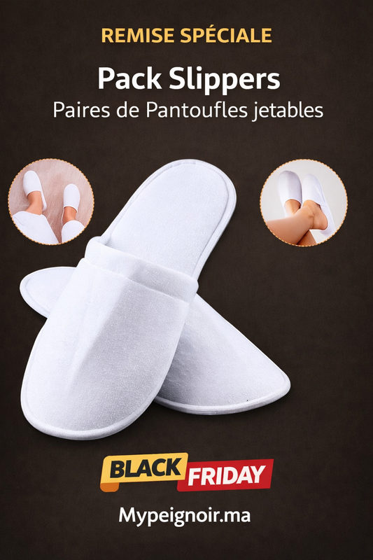 Livret de serviettes égyptiennes 500g/m