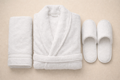 Pack Peignoir de velour 100%coton 450g/m