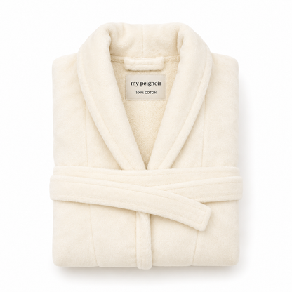 Peignoir en velours 450g/,m 100%coton