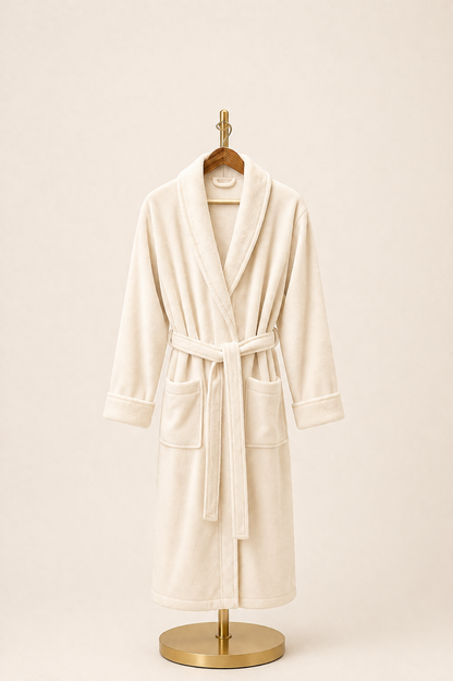 Peignoir en velours 450g/,m 100%coton