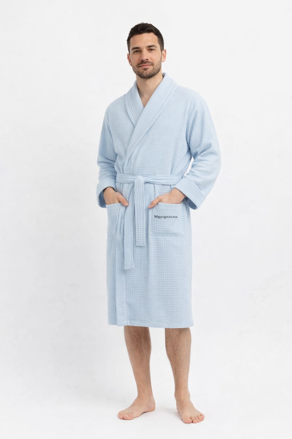 Peignoir Nid d'abeille 100%coton