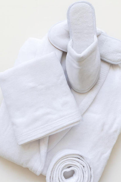 Pack Peignoir de velour 100%coton 450g/m