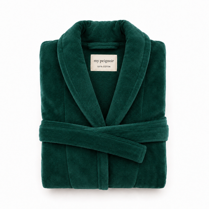 Peignoir en velours 450g/,m 100%coton