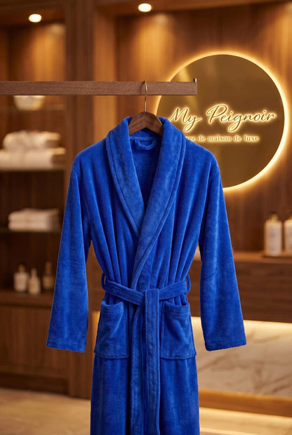 Peignoir en velours 450g/,m 100%coton