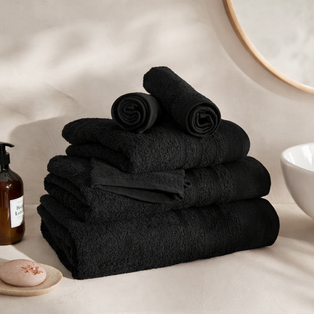 Ensemble de trois serviettes de bain