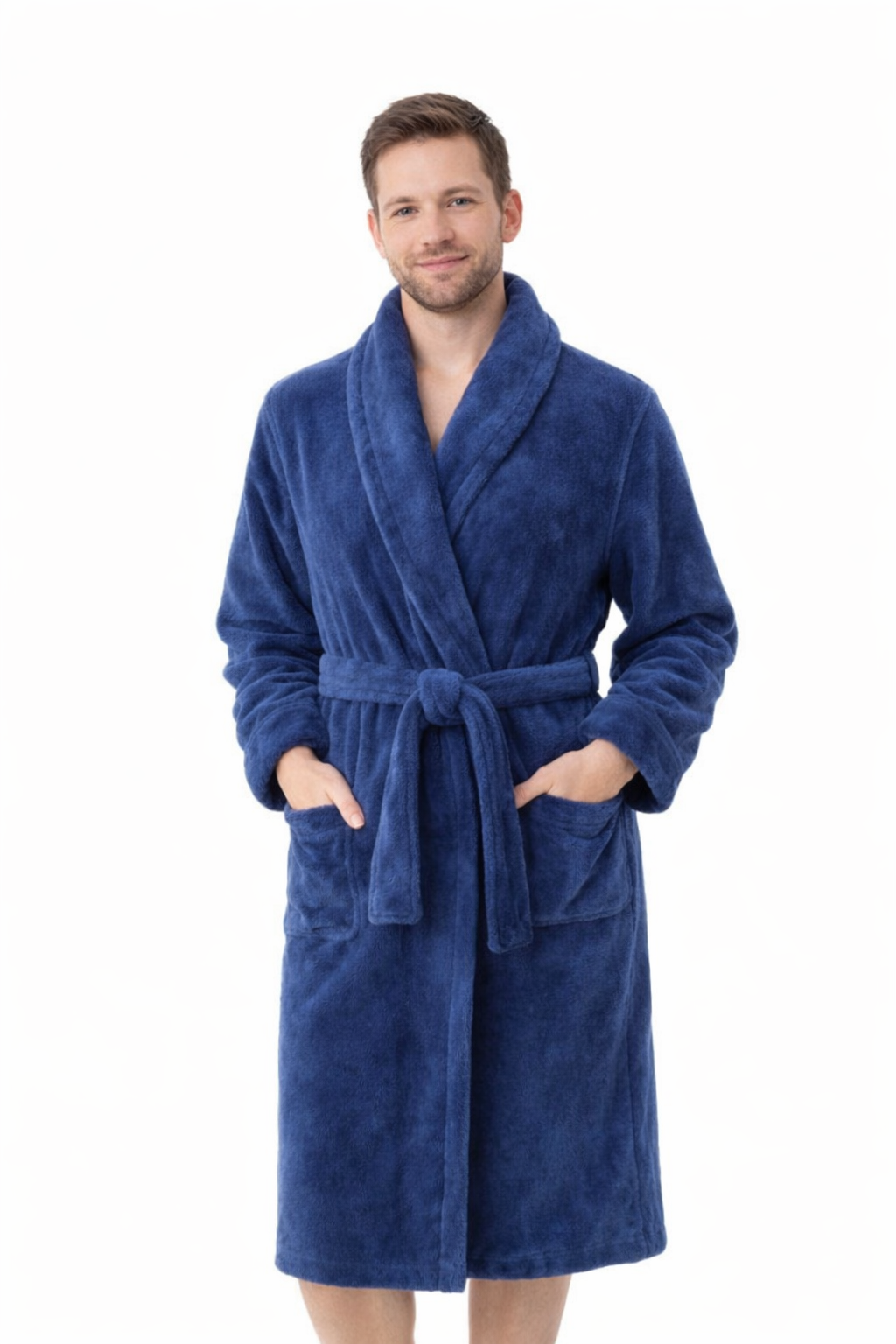 Peignoir en velours aux couleurs 100%coton