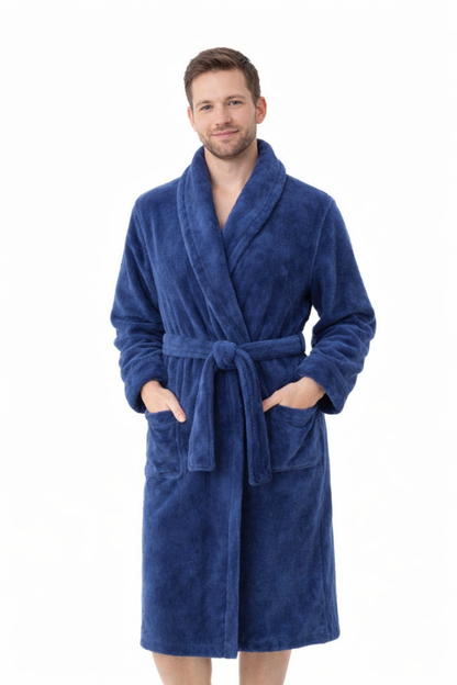 Peignoir en velours aux couleurs 100%coton